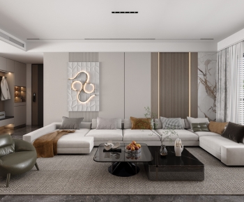 Modern A Living Room-ID:623529911