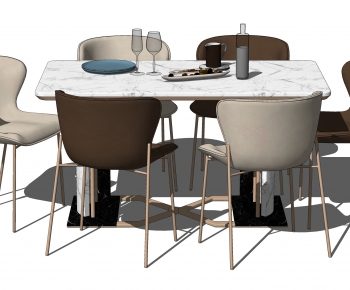 Modern Dining Table And Chairs-ID:825318107