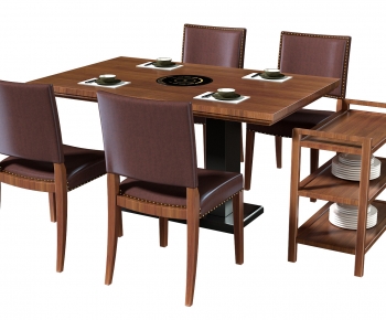 Modern Dining Table And Chairs-ID:741050288
