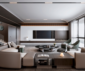 Modern A Living Room-ID:612157116