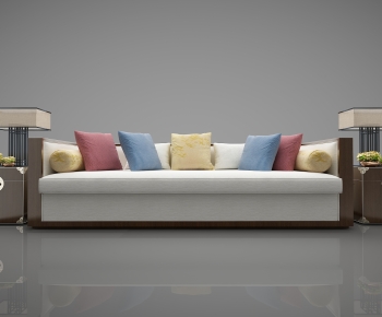 New Chinese Style Multi Person Sofa-ID:111422062