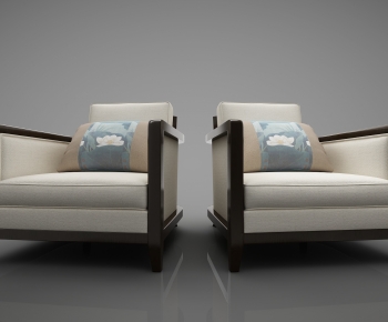 New Chinese Style Single Sofa-ID:607501031