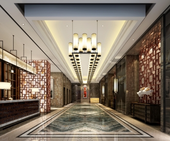 New Chinese Style Hotel Space-ID:811988123