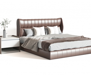 Modern Double Bed-ID:418610654