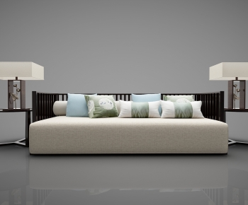 New Chinese Style A Sofa For Two-ID:788196099