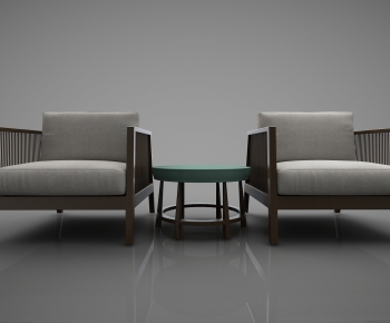 New Chinese Style Single Sofa-ID:230873111