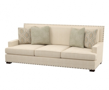 American Style Three-seat Sofa-ID:553612959