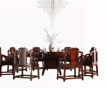 Chinese Style Dining Table And Chairs-ID:833976037