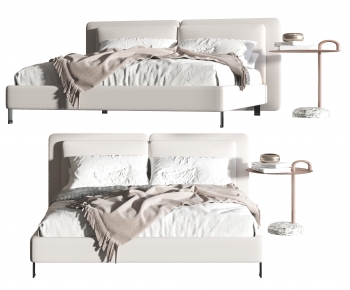 Modern Double Bed-ID:526385074