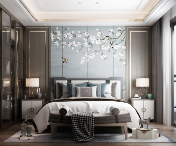 New Chinese Style Bedroom-ID:546920067