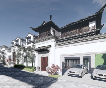 Chinese Style Villa Appearance-ID:975543021