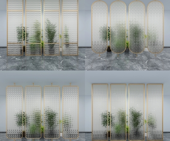 Modern Glass Screen Partition-ID:526931058