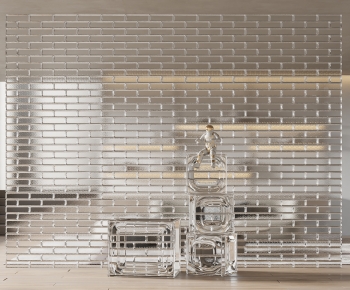 Modern Glass Screen Partition-ID:813200002