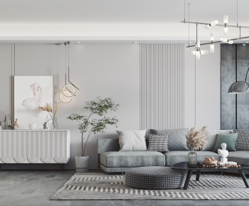 Nordic Style A Living Room-ID:793127064