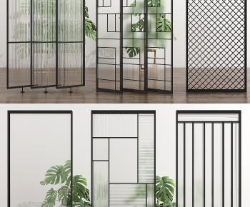 Modern Glass Screen Partition-ID:232670078