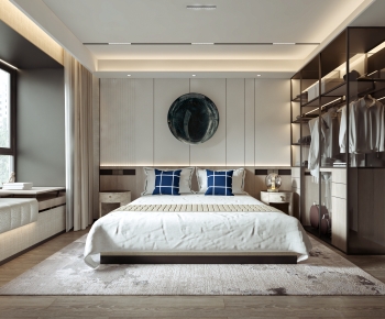 New Chinese Style Bedroom-ID:309000027