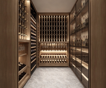 New Chinese Style Wine Cellar/Wine Tasting Room-ID:744292024