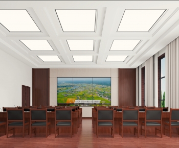New Chinese Style Meeting Room-ID:534878027