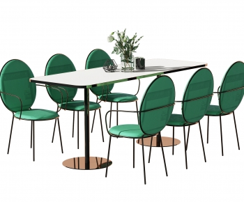 Modern Dining Table And Chairs-ID:419778827