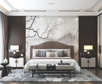 New Chinese Style Bedroom-ID:462769997