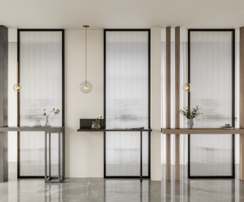 Modern Glass Screen Partition-ID:237435101