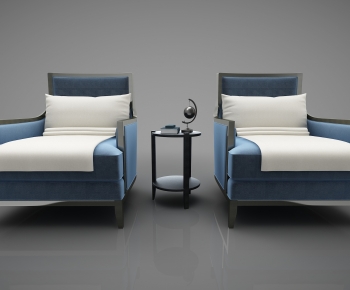 New Chinese Style Single Sofa-ID:414685965