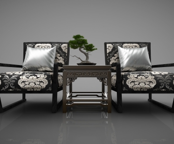 New Chinese Style Single Sofa-ID:311816933