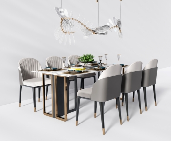 Modern Dining Table And Chairs-ID:388469749