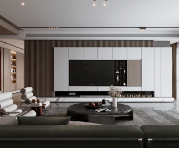 Modern A Living Room-ID:939402104