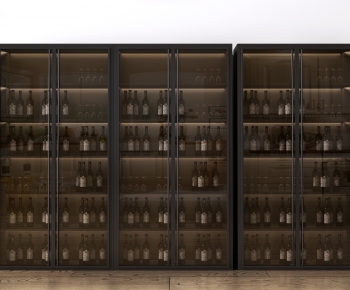 Industrial Style Wine Cabinet-ID:511228085