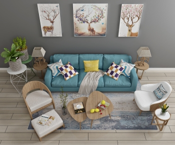 Modern Sofa Combination-ID:338516008