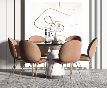 Modern Dining Table And Chairs-ID:554184914