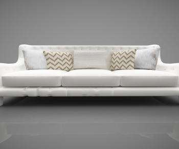 Modern Three-seat Sofa-ID:393289098