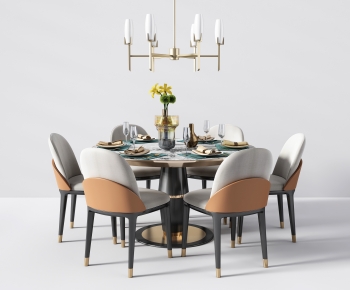 Modern Dining Table And Chairs-ID:855482106