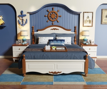 Mediterranean Style Child's Bed-ID:997072943