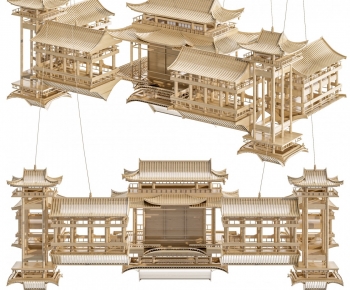 新中式木结构宫殿-ID:723862897