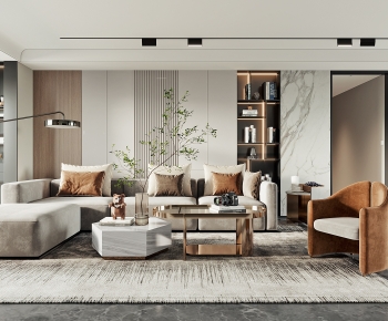 Modern A Living Room-ID:413466931