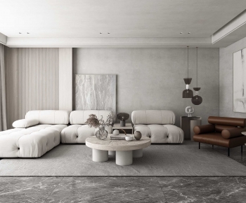 Wabi-sabi Style A Living Room-ID:940586096