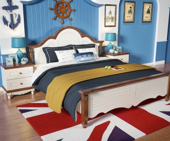 Mediterranean Style Child's Bed-ID:614331014