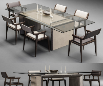 Modern Dining Table And Chairs-ID:629813912