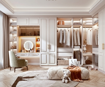 Simple European Style Clothes Storage Area-ID:577455043