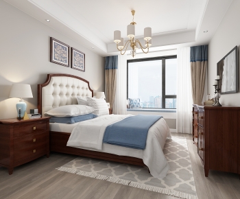 American Style Bedroom-ID:927403938