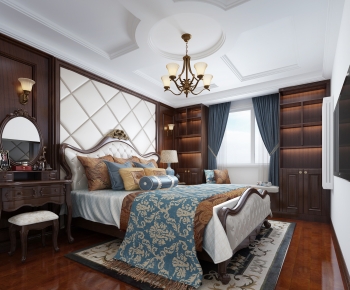 American Style Bedroom-ID:416009903