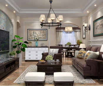 American Style A Living Room-ID:200953011