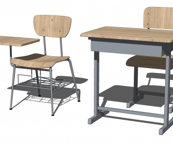 Modern Computer Desk And Chair-ID:429079551