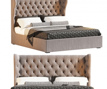American Style Double Bed-ID:827991966