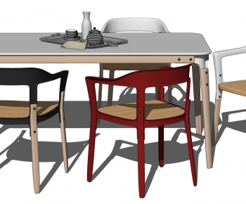 Modern Dining Table And Chairs-ID:995671994