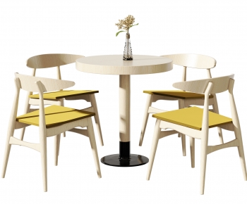 Nordic Style Leisure Table And Chair-ID:255563022