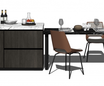 Modern Dining Table And Chairs-ID:661082982