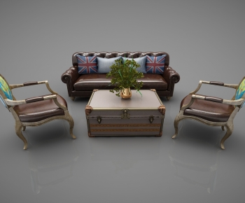 American Style Sofa Combination-ID:473449956